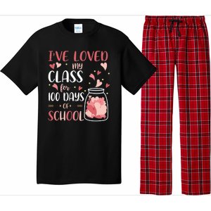 I've Loved My Class For 100 Days Of School Valentines Pajama Set