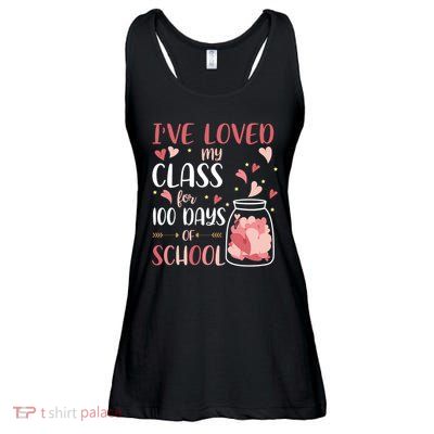 I've Loved My Class For 100 Days Of School Valentines Ladies Essential Flowy Tank