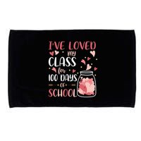 I've Loved My Class For 100 Days Of School Valentines Microfiber Hand Towel
