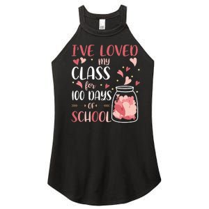 I've Loved My Class For 100 Days Of School Valentines Women’s Perfect Tri Rocker Tank