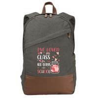 I've Loved My Class For 100 Days Of School Valentines Cotton Canvas Backpack