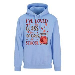 I've Loved My Class For 100 Days Of School Valentines Unisex Surf Hoodie