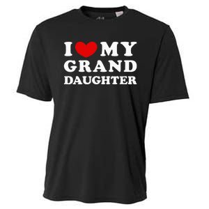 I Love My Granddaughter Cooling Performance Crew T-Shirt