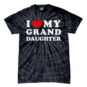 I Love My Granddaughter Tie-Dye T-Shirt