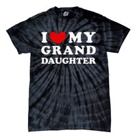 I Love My Granddaughter Tie-Dye T-Shirt