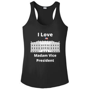 I Love Madam Vice President Gift Ladies PosiCharge Competitor Racerback Tank