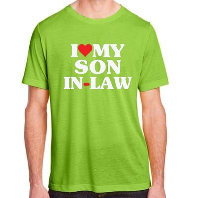 I Love My Son In Law Heart Funny Adult ChromaSoft Performance T-Shirt