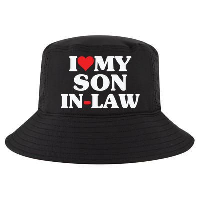I Love My Son In Law Heart Funny Cool Comfort Performance Bucket Hat