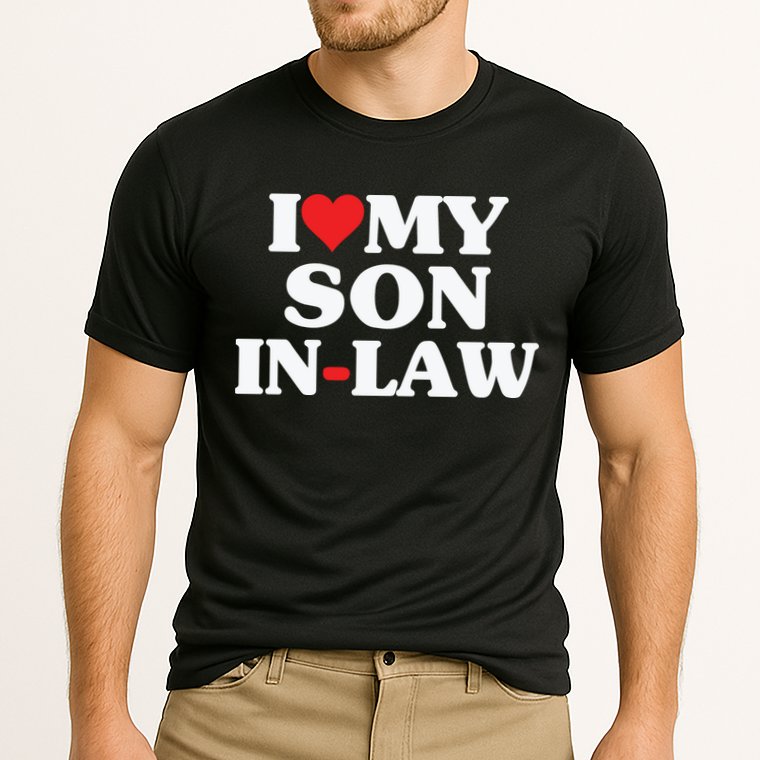I Love My Son In Law Heart Funny Cooling Performance Crew T-Shirt