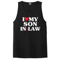 I Love My Son In Law Heart Funny PosiCharge Competitor Tank