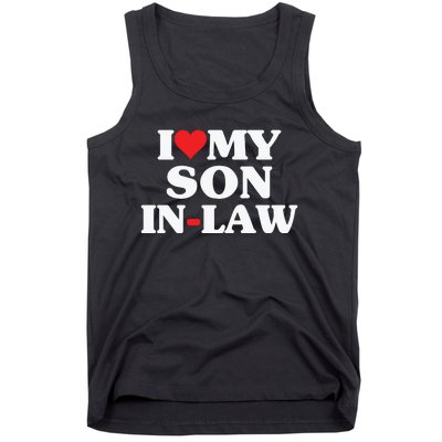 I Love My Son In Law Heart Funny Tank Top