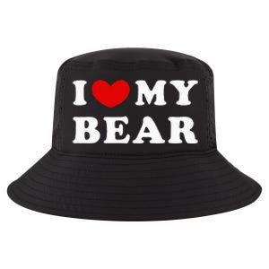 I Love My Bear I Heart My Bear Cool Comfort Performance Bucket Hat