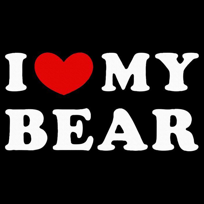 I Love My Bear I Heart My Bear Doggie Tank