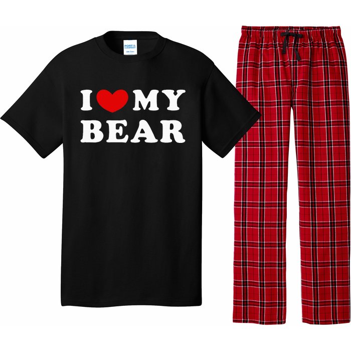 I Love My Bear I Heart My Bear Pajama Set