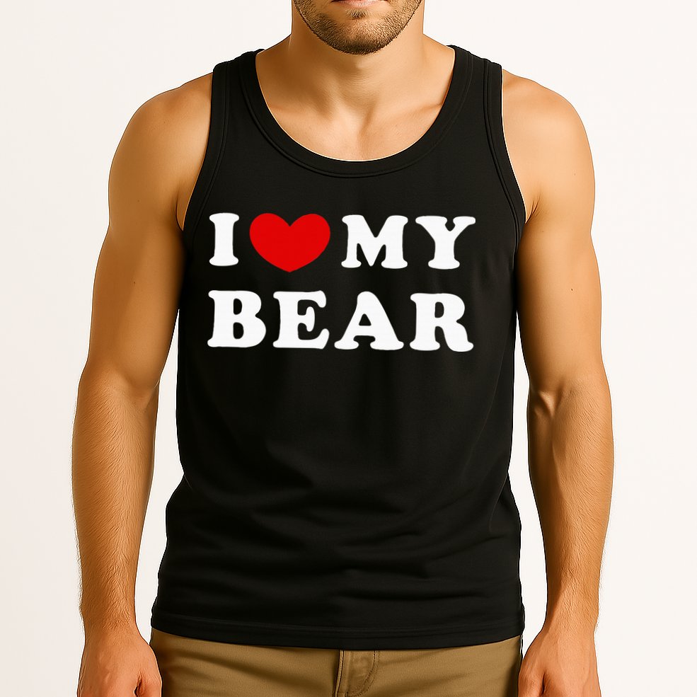 I Love My Bear I Heart My Bear Tank Top