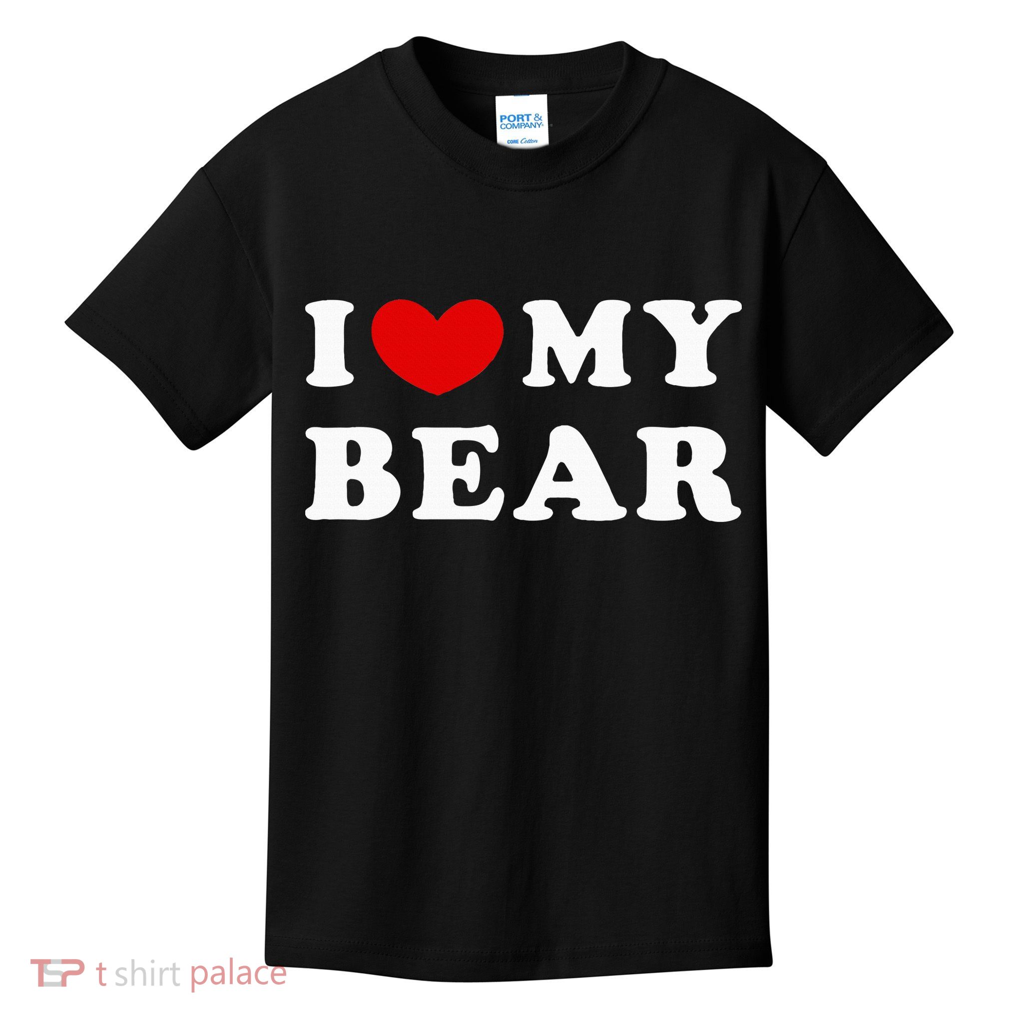 I Love My Bear I Heart My Bear Kids T-Shirt