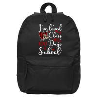 I've Loved My Class For 100 Days Of School Valentine Hearts 16 in Basic Backpack
