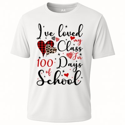 I've Loved My Class For 100 Days Of School Valentine Hearts Performance Shirt