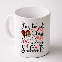 I've Loved My Class For 100 Days Of School Valentine Hearts Mug