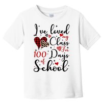 I've Loved My Class For 100 Days Of School Valentine Hearts Toddler T-Shirt