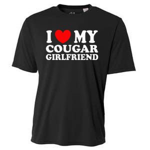 I Love My Cougar Girlfriend I Heart My Cougar Girlfriend Gf Cooling Performance Crew T-Shirt