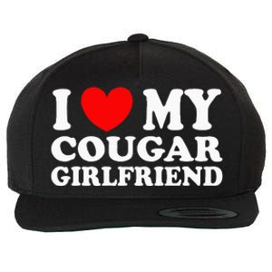 I Love My Cougar Girlfriend I Heart My Cougar Girlfriend Gf Wool Snapback Cap