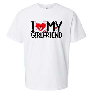 I Love My Girlfriend Sueded Cloud Jersey T-Shirt