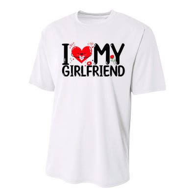 I Love My Girlfriend Performance Sprint T-Shirt