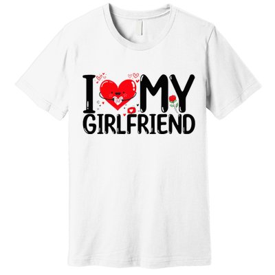 I Love My Girlfriend Premium T-Shirt