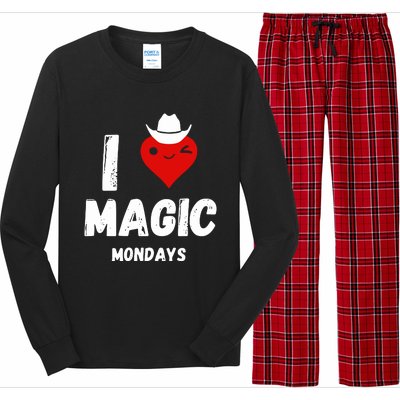 I Love Magic Mondays Long Sleeve Pajama Set