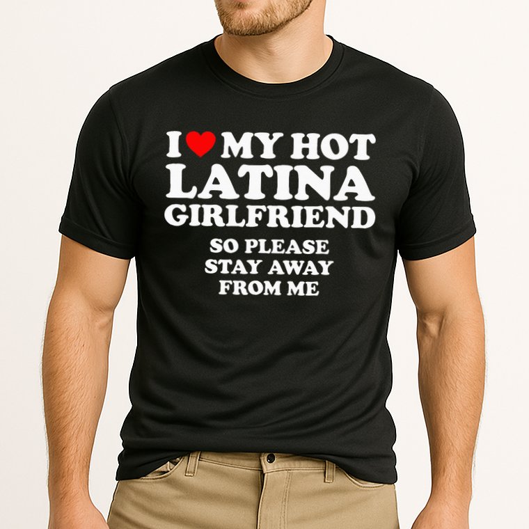 I Love My Hot Latina Girlfriend I Heart My Hot Latina Cooling Performance Crew T-Shirt