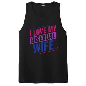 I Love My Bisexual Wife Bi Pride Bisexual Flag PosiCharge Competitor Tank