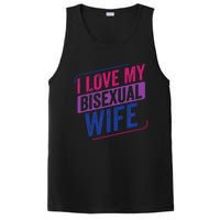 I Love My Bisexual Wife Bi Pride Bisexual Flag PosiCharge Competitor Tank