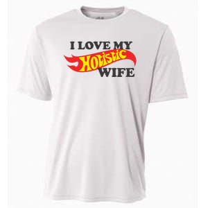 I Love My Hotistic Wife Cooling Performance Crew T-Shirt