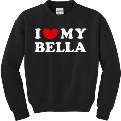 I Love My Bella Kids Sweatshirt