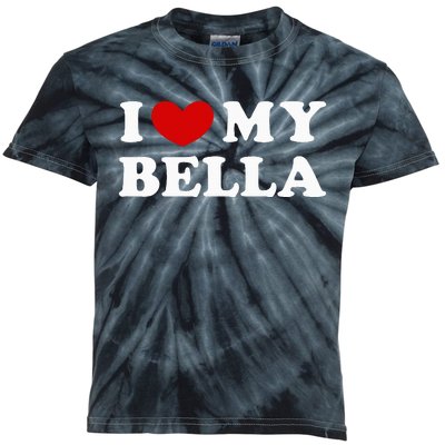 I Love My Bella Kids Tie-Dye T-Shirt