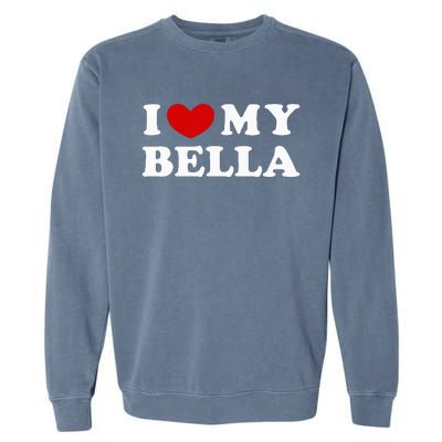 I Love My Bella Garment-Dyed Sweatshirt