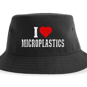 I Love Microplastics Sustainable Bucket Hat