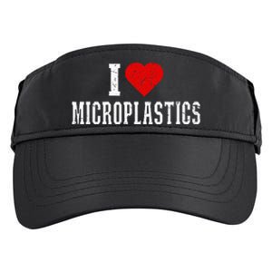 I Love Microplastics Adult Drive Performance Visor