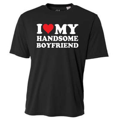 I Love My Handsome Boyfriend I Heart My Handsome Boyfriend Cooling Performance Crew T-Shirt