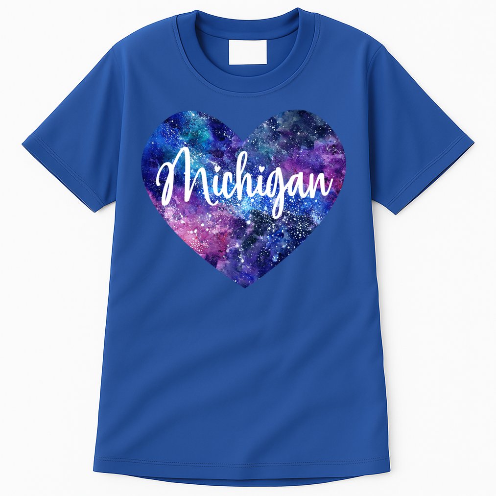 I Love Michigan Usa Cute Gift Tall T-Shirt
