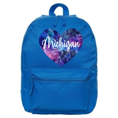 I Love Michigan Usa Cute Gift 16 in Basic Backpack