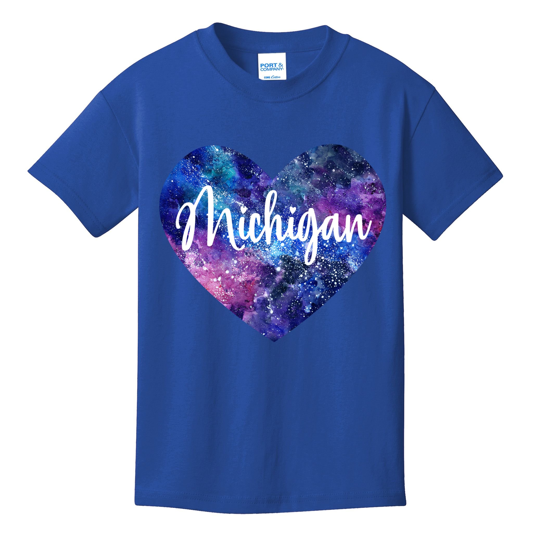 I Love Michigan Usa Cute Gift Kids T-Shirt
