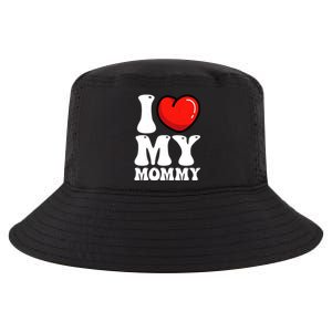 I Love My Mommy Mother's Day Heart Mom Grandma Gift Cool Comfort Performance Bucket Hat