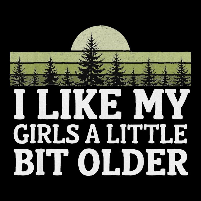 I Like My A Little Bit Older Forest Trees Nature Outd Baby Bodysuit