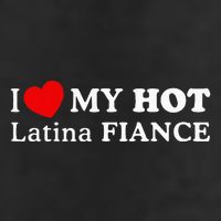 I Love My Hot Latina Fiancé 11oz C Handle Ceramic Mug