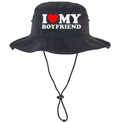 I Love My Boyfriend I Heart My Boyfriend BF Legacy Cool Fit Booney Bucket Hat