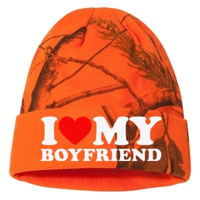 I Love My Boyfriend I Heart My Boyfriend BF Kati Licensed 12" Camo Beanie