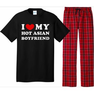 I Love My Hot Asian Boyfriend Pajama Set