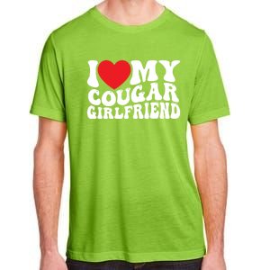 I Love My Cougar Friend Groovy Retro Gift Adult ChromaSoft Performance T-Shirt